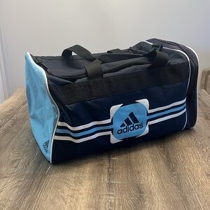 Adidas Blue Athletic Duffle Bag